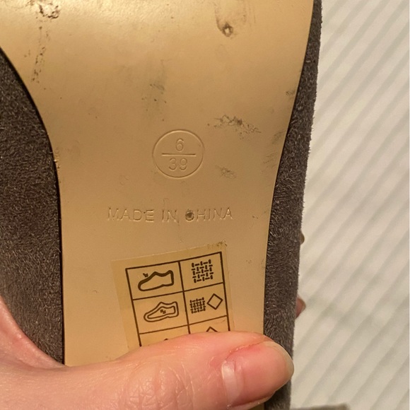 OTK gray heeled boots - Picture 8 of 12